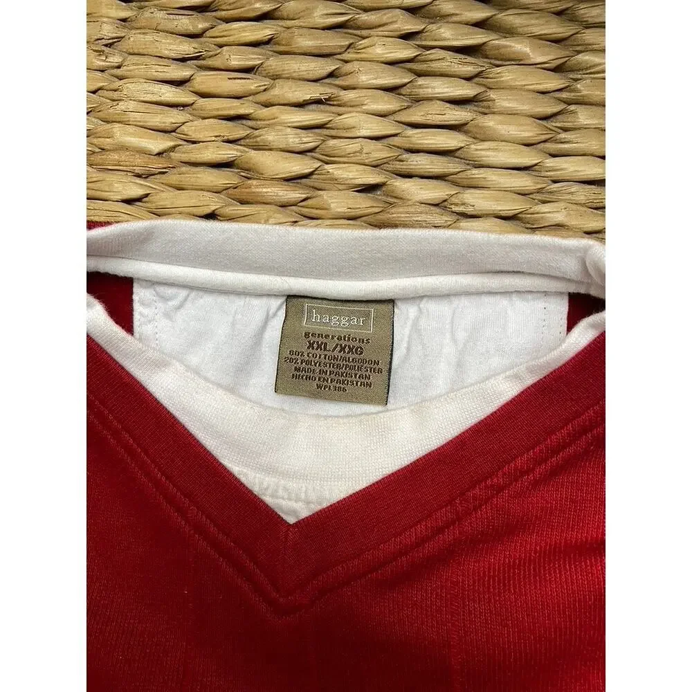 90s Layered Sweater Red